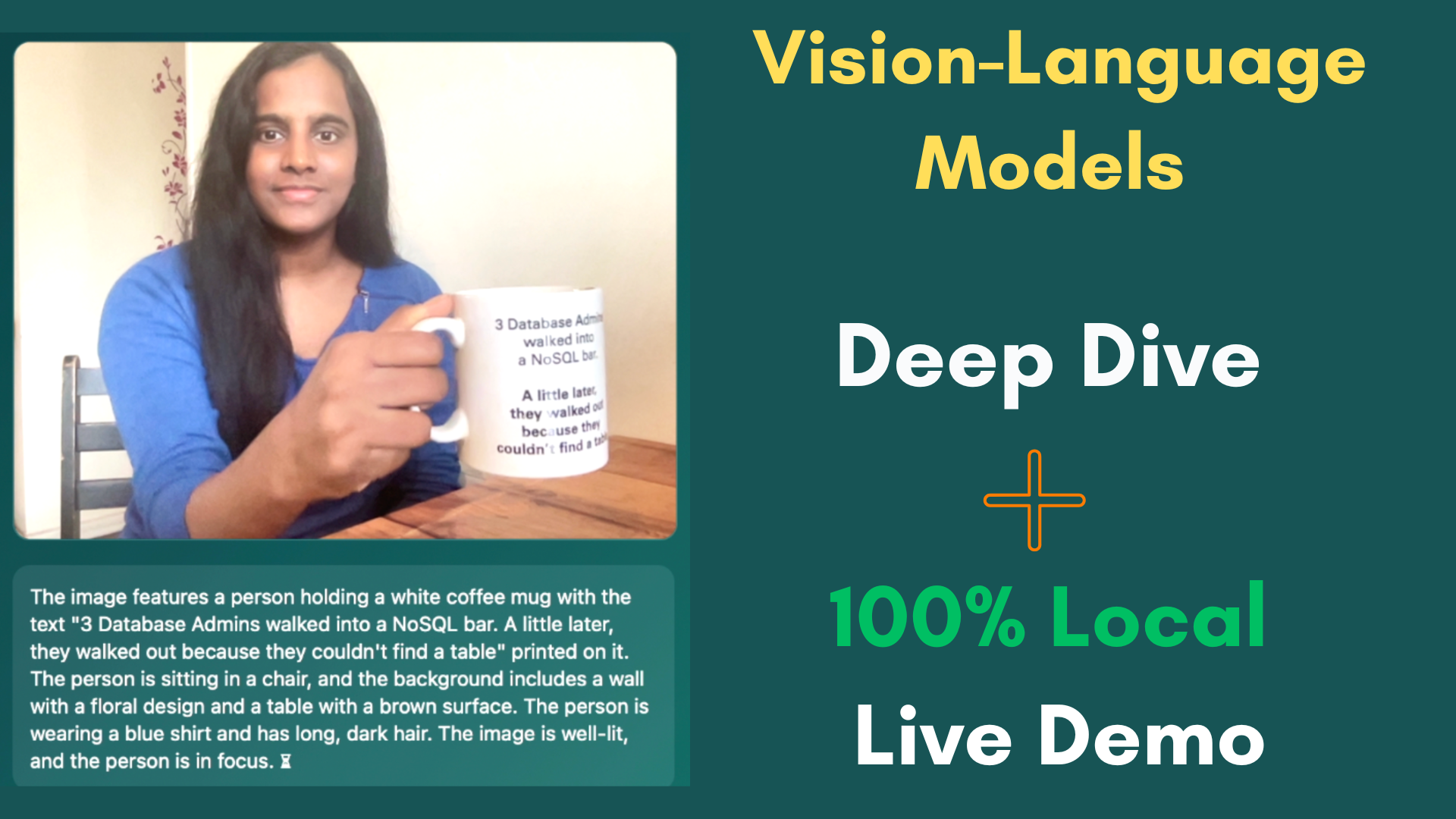 Vision-Language Models - MultimodalAI - From Foundations to a Fully Local SmolVLM Demo